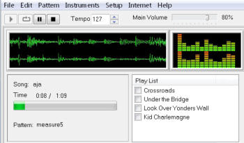 PC Drummer song player